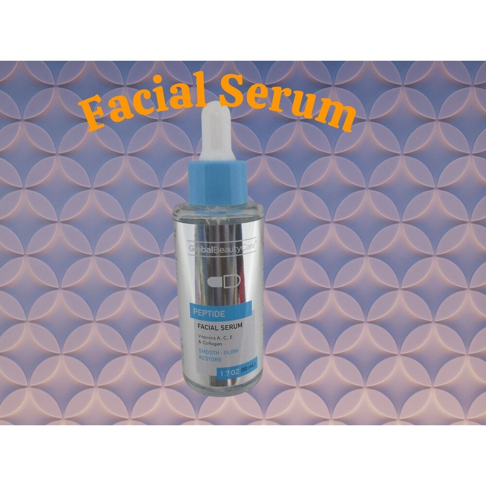 Global Beauty Care Peptide Serum A, C, E & Collagen  1.7 OZ Smooth Glow&Restore